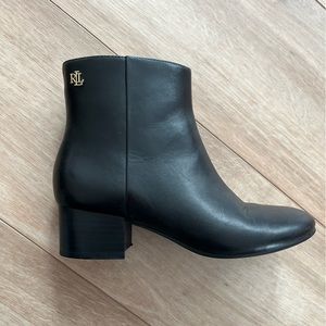 Ralph Lauren Black Welford Booties - size 5